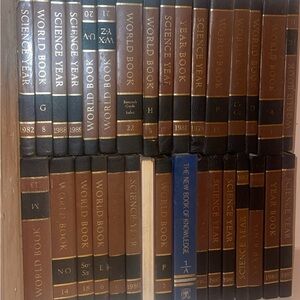 World Book Encyclopedia Set - Brown & Black Hardcover Volumes